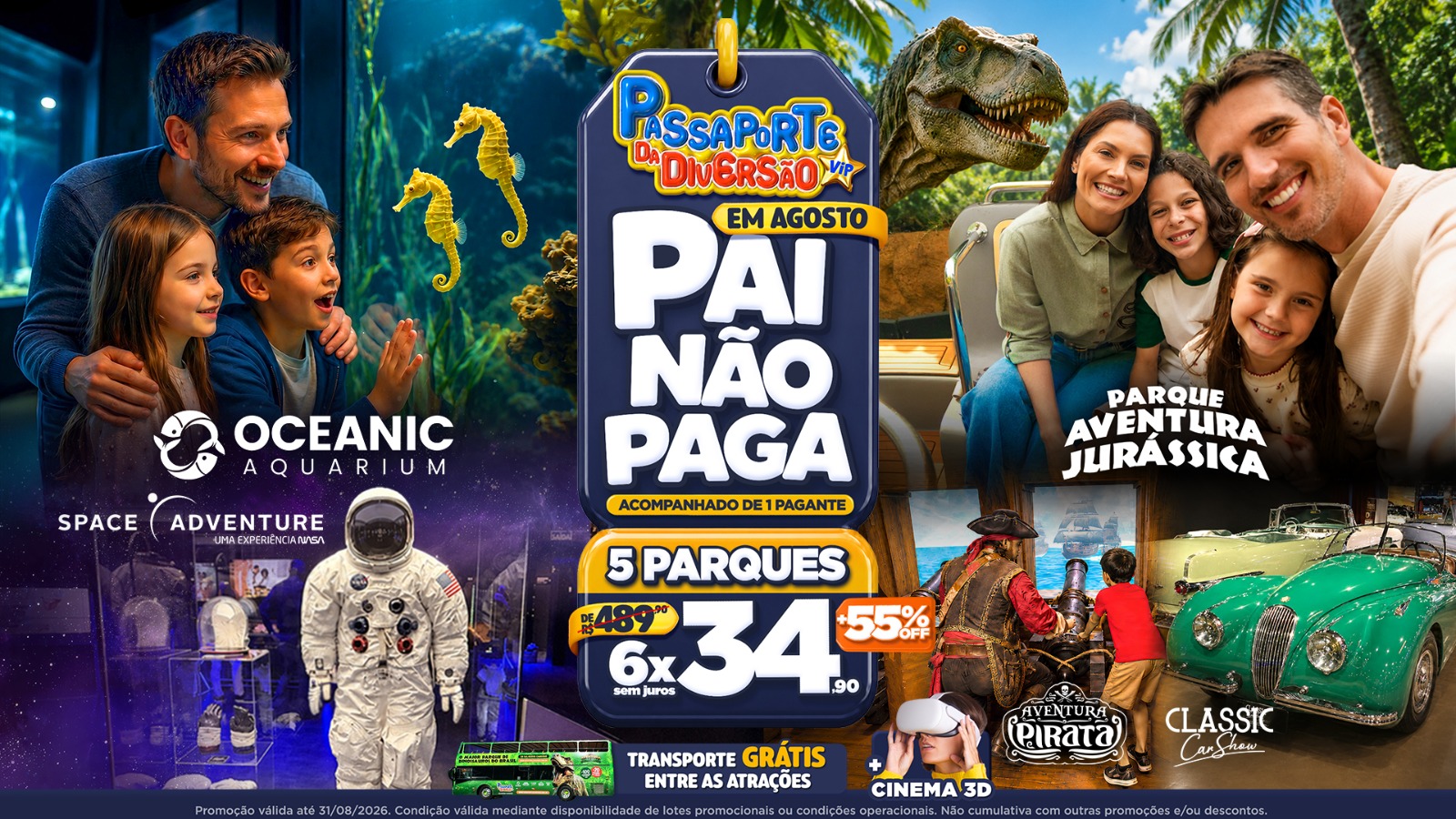 🚨 PROMOÇÃO ESPECIAL DE DIA DOS PAIS! 💙🎉