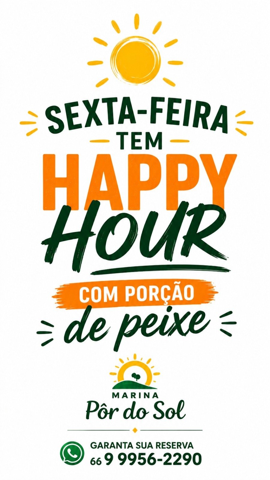 Fim de semana também pode começar antes.